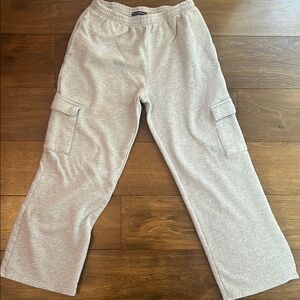 Brandy Melville Gray Cargo Sweatpants